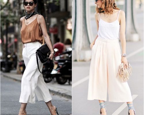 4 500x400 - Bắt kịp xu hướng thời trang – quần culottes