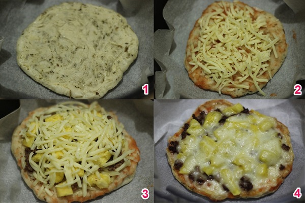 Làm bánh pizza đơn giản bằng nồi cơm 