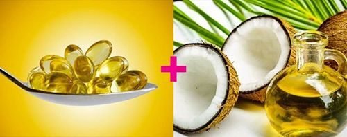 Dầu dừa và vitamin E 